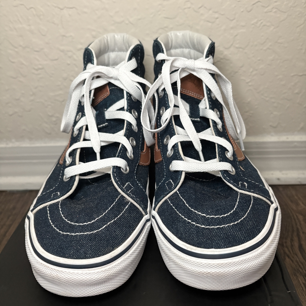 Vans SK8-Hi Reissue (Denim C&L) Dress Blues/Chipmunk Men's